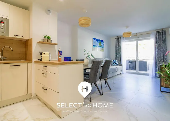 Select'sohome - Pour 4 Personnes Proche Des Commerces Et De La Du Lavandou Avec Parking Prive ! - Cap Azur Apartman *